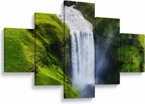 Obraz - Wodospad Skogafoss (125x70 cm)