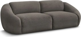 Szarobrązowa sztruksowa sofa 250 cm Tina – Bobochic Paris