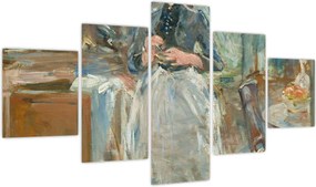 Obraz - Berthe Morisoti, In the Dining Room, reprodukcje (125x70 cm)
