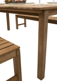 Zestaw teak ogrodowy JOHNSON 1+2+2