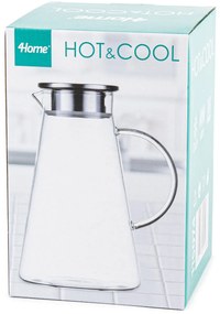 4Home Dzbanek szklany z pokrywką Jug Hot&Cool, 1,8 l