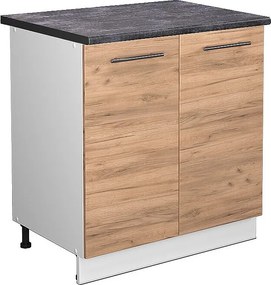 Szafka pod zlew złoty dąb energetyczny 80x60x82 fame-line