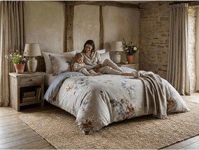 PrzytulneMieszkanie.pl PrzytulneMieszkanie.pl Pościel z mikroflanelu KWIANO szara Rozmiar pościeli: 70 x 90 cm | 140 x 200 cm