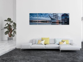 Obraz żaglówki (170x50 cm)