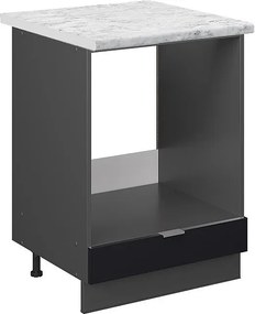 Szafka kuchenna czarne paski 60x60x82 fame-line