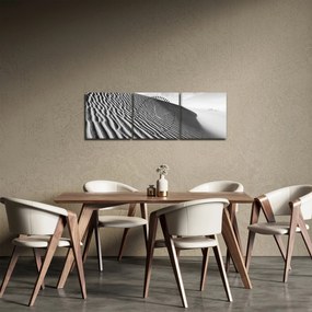 Obraz - Wydma piaskowa (z zegarem) (90x30 cm)