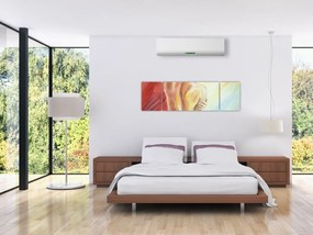 Obraz odpoczywającej kobiety, obraz olejny (170x50 cm)
