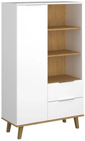 Duży półotwarty regał skandynawski E2-E29