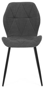 Zestaw krzeseł do jadalni CT-285 GREY2, 4 szt.