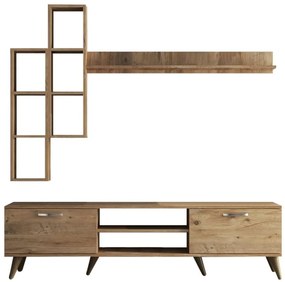 Zestaw pod TV w dekorze sosny 180x48 cm Veronica – Kalune Design