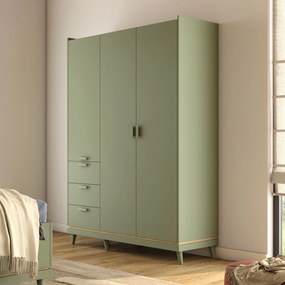 Szafa ACARA - Zielony / 143.5 cm