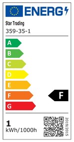 Żarówka zewnętrzna LED Star Trading Filament E27 G95
