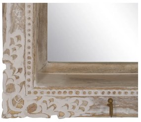 Lustro ścienne z drewnianą ramą 61x38 cm – Ixia
