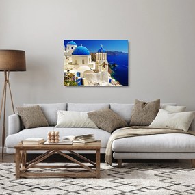 Obraz na szkle - Santorini, Grecja (70x50 cm)