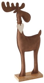 Ręcznie robiona figurka renifera BOONER, 34 cm