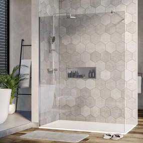 Ścianka prysznicowa Walk-In EX101 szkło z powłoką Nano