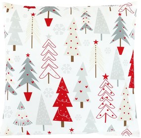 Poduszka z wypełnieniem Choinki, 45 x 45 cm