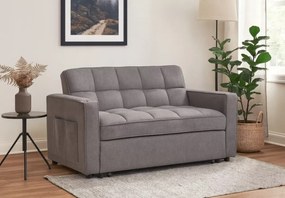 Elegancki fotel Smooth 3w1 – rozkładany fotel z funkcją łóżka i leżanki, z uchwytami
