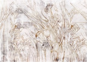 Obraz na szkle - Irysy (70x50 cm)