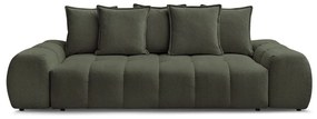 Zielona sofa z tkaniny szenilowej 278 cm Everest – Bobochic Paris