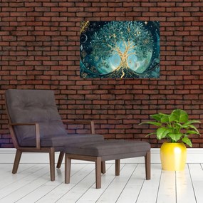 Obraz – Drzewo życia we wszechświecie (70x50 cm)