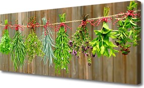 Obraz drukowany na płótnie Kompozycja Suszonych Ziół