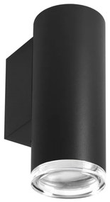 LED RGBW ściemnialna lampa ścienna do łazienki TURYN 1xGU10/6,5W/230V IP44 czarna