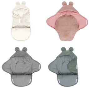 Zielony rożek niemowlęcy sztruksowy 45x80 cm – Meowbaby