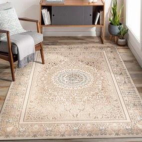 Dywan vintage Beyond Rozeta beżowy 80 cm x 150 cm