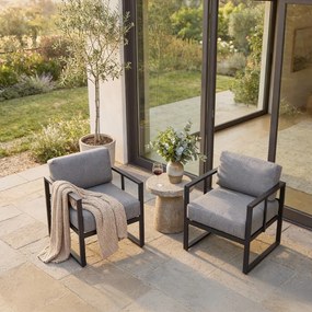 Szary fotel ogrodowy Bonami Selection Bellisima