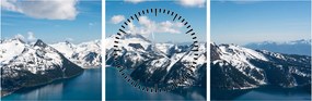 Obraz - Garibaldi Park (z zegarem) (90x30 cm)