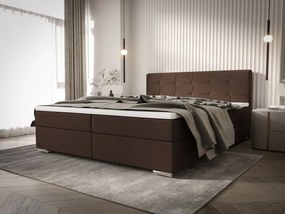 BEDANTE Łóżko kontynentalne ZILANO1 180x200 Cosmic 800 Ciemnobrązowy