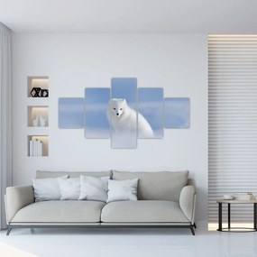 Obraz - Lis polarny (125x70 cm)