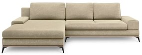 Beżowy rozkładany narożnik Windsor & Co Sofas Planet, lewostronny
