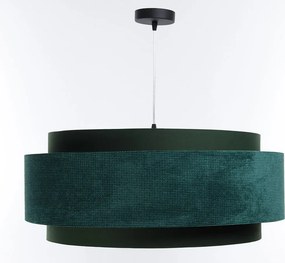 Zielona nowoczesna lampa wisząca welurowa - 6X A353 G6-Z68