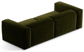 Zielona sztruksowa sofa 264 cm Bergano – Cosmopolitan Design