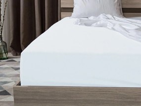 PrzytulneMieszkanie.pl Prześcieradło jersey lodowy niebieski 180 x 200 cm