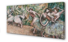 Obraz na płótnie Ballet Scene - Edgar Degas