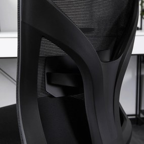 Ergonomiczny fotel biurowy z tkaniny membranowej i siatki Spiral