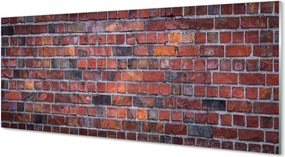 Szklany Panel Ściana z Industrialnej Cegły