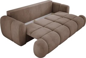 Sofa Kanapa BOMO 3 osobowa z funkcją spania i pojemnikiem w tkaninie SALVADOR 03 WERSAL