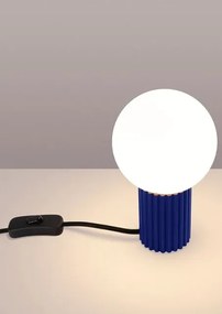 Niebieska nowoczesna lampa na biurko M1-L68