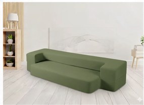 Sofa-materac 2w1 zielona  oliwkowy