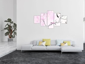 Obraz - Pocałunek (125x70 cm)