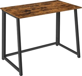 Biurko składane pod laptopa rustykalny + czarny D1-K30