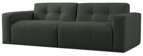 Ciemnozielona sofa 220 cm Maxel – Scandic