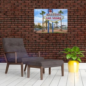 Obraz na szkle - Las Vegas (70x50 cm)