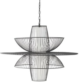Lampa sufitowa FILAIRE, metalowa, 77 cm