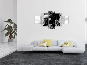 Obraz - Urodzony by jeździć (125x70 cm)