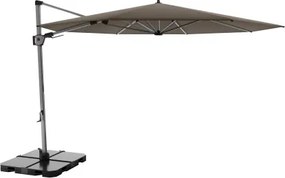 HYPERION 340 PRESTIGE – luksusowy huśtawkowy parasol ogrodowy z bocznym drążkiem : Kolor parasola - Kávová